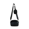 thumbnail image 1 of Bolso Bandolera jinwen de moda Correa de hombro Ajustable Cuero PU Clásico pequeño negro, 1 of 8