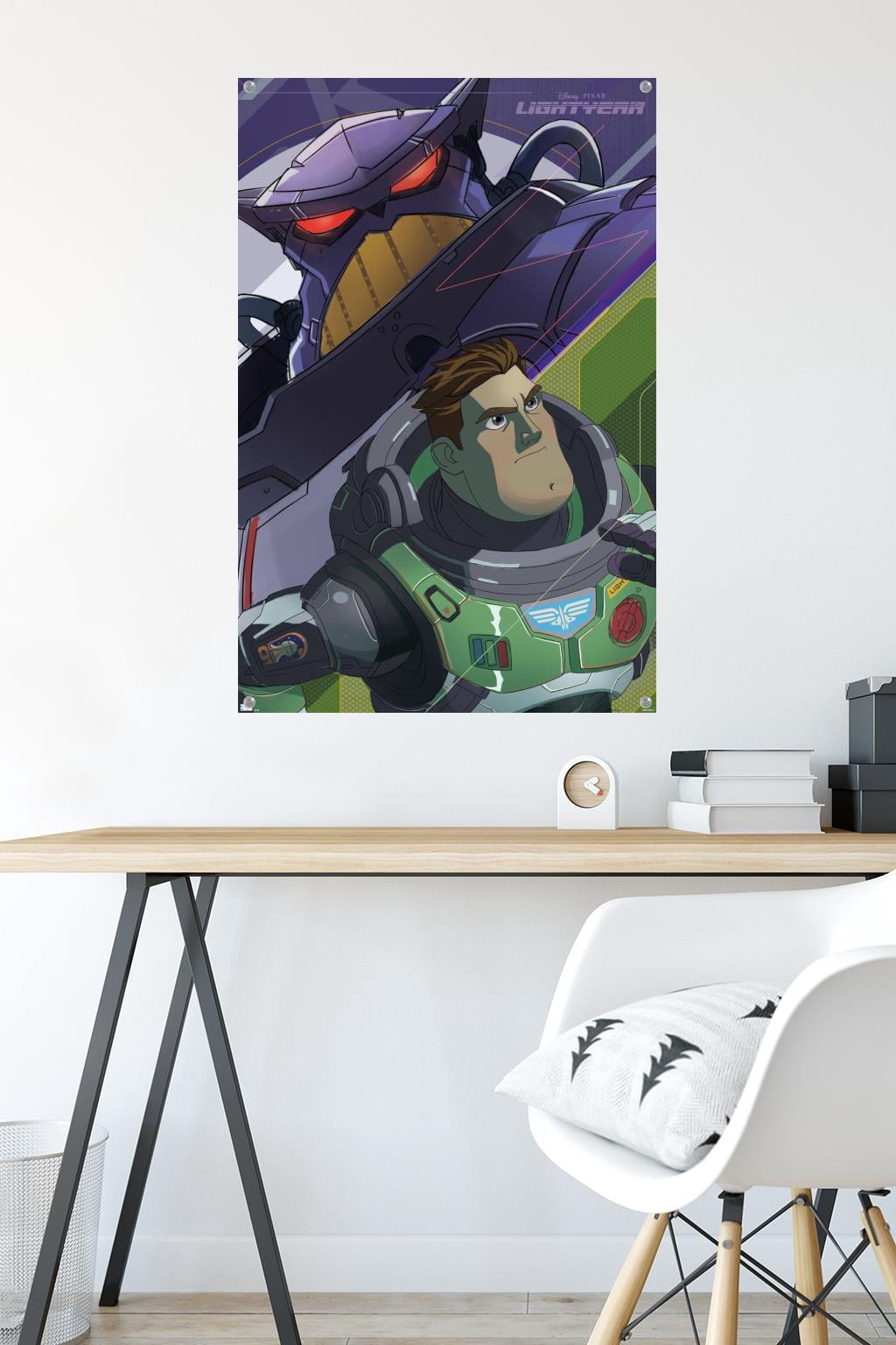 Disney Pixar Lightyear - Buzz and Zurg Wall Poster with Pushpins, 22.375" x 34"
