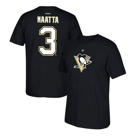 Olli Maatta Reebok Pittsburgh Penguins Premier Player Jersey Black T-Shirt