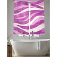 thumbnail image 5 of Pink Wave Sheer Curtains 72 Inches Long 2 Panels Abstract Light Filtering Semi Sheer Window Curtains Drapes for Bedroom Living Room 52"x72", 5 of 7