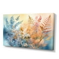 thumbnail image 2 of DESIGN ART Designart "Blue Fern Fantasia" Floral Ferns Canvas Wall Art 32 in. wide x 24 in. high, 2 of 5