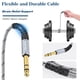 thumbnail image 5 of Cable de instrumento JOLGOO TRS de 1/4 pulgadas, 1 m, paquete de 2 unidades para guitarra y bajo, 5 of 6