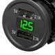 thumbnail image 3 of Cargador USB dual para motocicleta, cargador USB dual para motocicleta, cargador USB dual para motocicleta, voltímetro digital, cargador USB, valor excepcional, 3 of 9