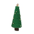 thumbnail image 2 of yotijay Christmas Tree Statue Wood Sculpture Artwork Gift Crafts for Home Decor Ornament Green, 2 of 9