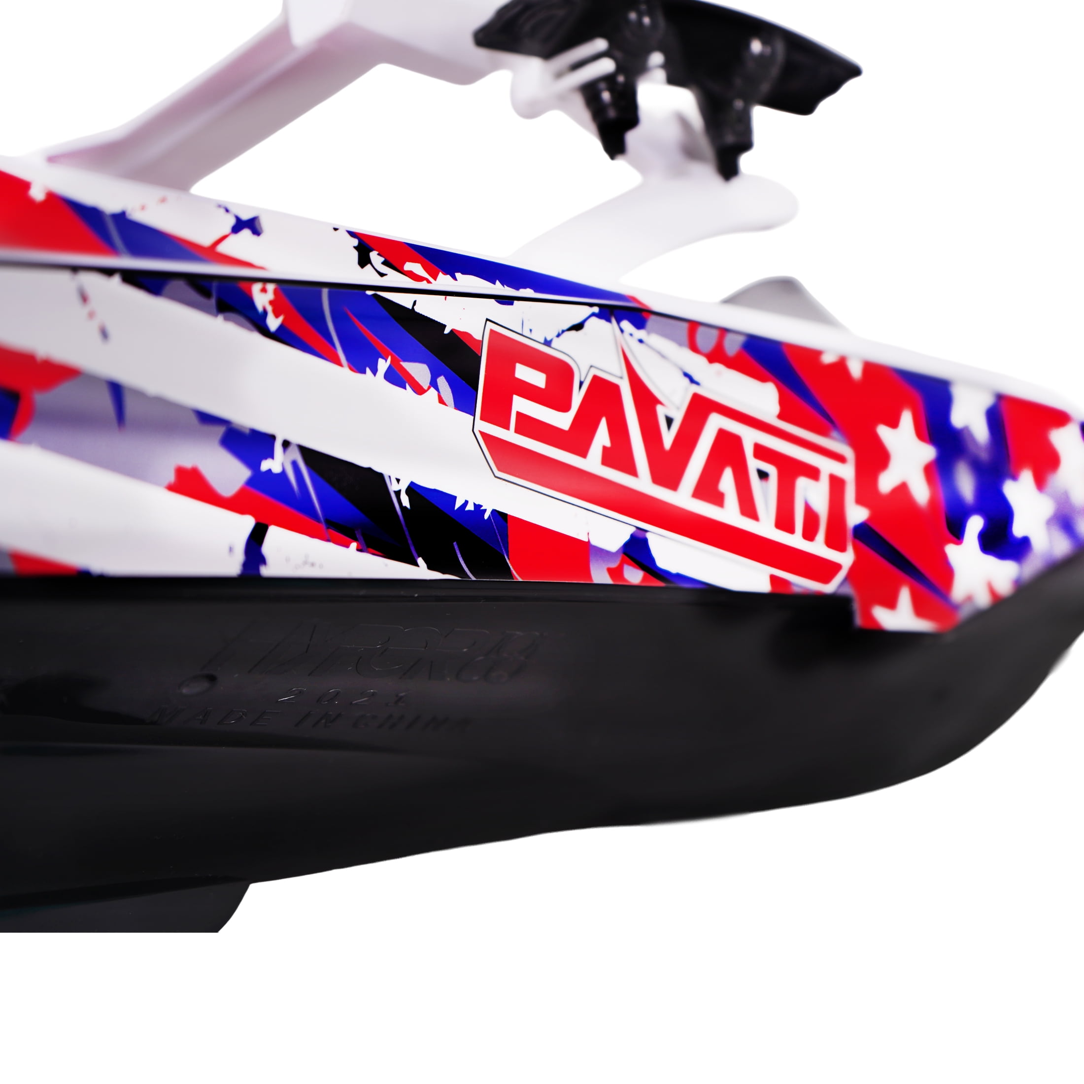 Hyper Toy Company, Pavati 2.0 RC Wakeboard Boat, 1:18 Scale with Remote and Battery, Stars/Stripes