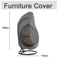 thumbnail image 4 of Columpio Colgante Para Silla, Resistente Al Agua, Ip63, Asiento De Huevo De Ratán, Patio De Jardín Al Aire Libre Cateissary HA024446-03, 4 of 5