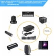thumbnail image 6 of LujingZ DC12V 1A AC Adapter - 12W Power Supply with 11 Changeable DC Plug Tips, 6FT Cord for LED Lights, Routers & More 100 - 240V Input, 6 of 11