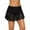 Black, variant on Women's Lace Crochet Skirted Bikini Bottom Swimsuit Short Skort Swim Skirt