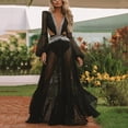 thumbnail image 5 of KaLI_store Women's Formal Dresses Dresses for Women Spaghetti Straps Slit Evening Formal Ball Gowns with Pockets Black,L, 5 of 5