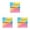 Rainbow*3, variant on Transparent and Frosted Sticky Notes, 3x3 Inches Clear Sticky Tabs, 240 Sheets Pull-Out Sticky Note Pad, Transparent Notes, Annotation Kit for Books, Work, Planners and Calendars (Morandi, 4Pcs)