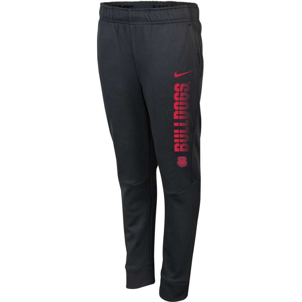 nike training therma tapered joggers in grey