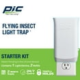 thumbnail image 4 of PIC Plug-in Flying Insect Trap for Indoor Use, Attracts & Traps House Flies, Fruit Flies, and Gnats - Starter Kit (1 Plug-In Base + 2 Cartridges), 4 of 10