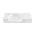 thumbnail image 2 of Chateau 30" Left Side Faucet Wall-Mount Bathroom Sink, 2 of 10