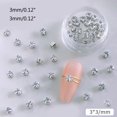 thumbnail image 3 of Milue 20-Piece Popular Nail Rhinestones Nail Diamonds Crystals Shining Diamante Gems, 3 of 21