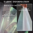 thumbnail image 4 of Rollo de organza y tul de tela IONTACH, 30 cm x 46 m, color blanco transparente, 4 of 6