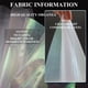 thumbnail image 4 of Rollo de organza y tul de tela IONTACH, 30 cm x 46 m, color blanco transparente, 4 of 6
