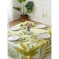 thumbnail image 3 of Sage Green Leaves Suqare Tablecloth - 54 x 54 Inch, Summer Botanical Farmhouse Watercolor Leaf Waterproof & StainResistant Tablecloth, Washable Oil-proof Table Cover for Dining/Party/Wedding/Buffet, 3 of 9
