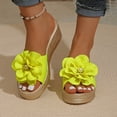 thumbnail image 2 of Msgweeeg Shoes Sandals Women Fashionable and Casual Summer Flower Thick Soled Outdoor Sloping Heel Sandals for Jeans & Casual Outfits, 2 of 10
