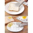 thumbnail image 3 of Stainless Steel Kitchen Tongs Salad Tongs Bbq Tongs Heavy Duty Serving Food Tongs For Frying, Cooking, Clipping Toast Bread, Grilling, Buffet Serving, 3 of 5