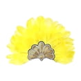 thumbnail image 2 of Bandeaux Jaunes pour Femmes, Coiffe à Sequins pour Mariage, Mascarade, Cosplay, 2 of 4