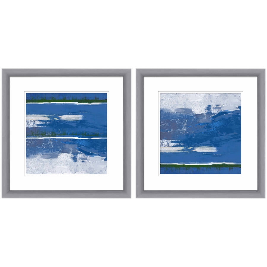 Blue Abstract I Wall Art, 16