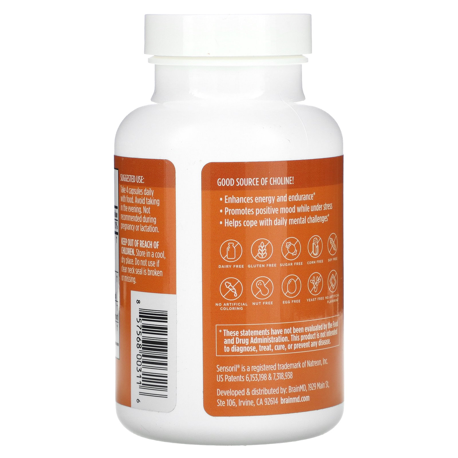 thumbnail image 2 of BrainMD Focus & Energy Capsules 120ct - Caffeine Free Mental Support, 2 of 4