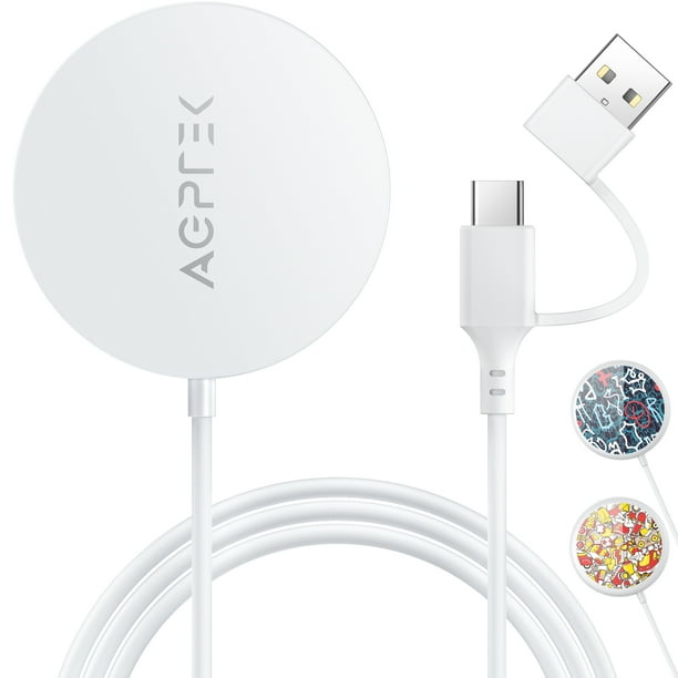 Agptek Wireless Charger Fast Magnetic Wireless Charging Pad Built In 4 9ft Charging Cable With Type C Usb A Port For Iphone 12 12 Mini 12 Pro 12 Pro Max Walmart Com Walmart Com Agptek Wireless Charger Fast Magnetic Wireless Charging Pad Built In 4 9ft Charging Cable With Type C Usb A Port For Iphone 12 12 Mini 12 Pro 12 Pro Max Walmart Com Walmart Com