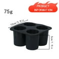 Labor Day Sales IceCubeMoldSilicone Ice Cup /Trays For Freezer With 4