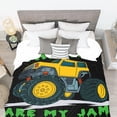 thumbnail image 5 of Yibo Tractor Blanket Just A Girl Who Loves Tractors Gift for Boy Girl Kid Tractor Lover Soft Cozy Warm Plush Fuzzy Lightweight Fleece Flannel Throw for Couch Travel Inch for Teens, 5 of 7