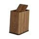 thumbnail image 2 of Cubo de basura para baño, cesto de basura, cubo de almacenamiento con tapa a presión, de basura estrecho para restaurante, guardería, hogar Patrón de madera, 2 of 7