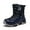 Z1 Blue, variant on Girls Winter Snow Boots Waterproof Insulated Long Shaft, Thermal Reflective Snow Boots with Enhanced Warmth Non- Sole,Size:8.5-9 Years