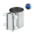 thumbnail image 4 of kanaroous Lap Joint Exhaust Band Clamp, 6.3CM/2.5Inch Butt Sleeve Replacement Exhaust Pipe Joiner for Repairing Stainless Steel Universal, Exhaust Pipe Connection, 4 of 6