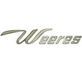 thumbnail image 3 of Weeres Pontoon Boat Raised Brand Decal 138757 | 18 3/4 x 3 5/8 Inch, 3 of 3