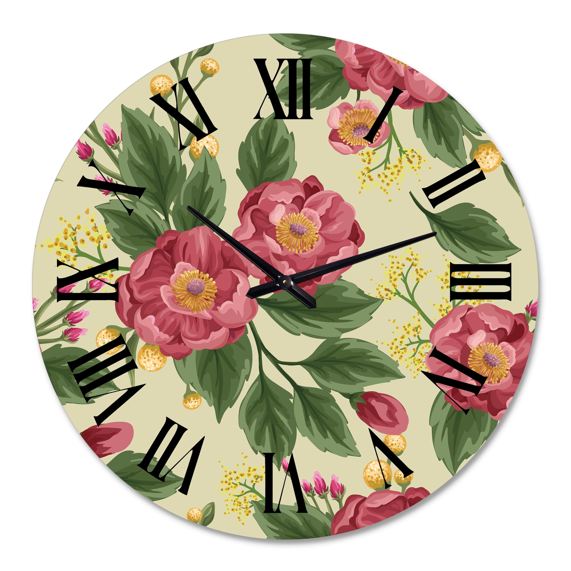 Designart 1 in Quartz Traditional Wall Clock