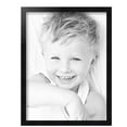 thumbnail image 2 of ArtToFrames 12" x 16" Satin Black Tall Picture Frame, 12x16 inch Black Wood Poster Frame (WOM-1852),  Pack, 2 of 8