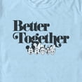 thumbnail image 2 of Men's Mickey & Friends Better Together Friends Graphic Tee Light Blue Large, 2 of 4
