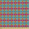 thumbnail image 2 of Moroccan Fabric by the Yard, Repetitive Vibrant Tones Modernized Traditional Art, Decorative Upholstery Fabric for Chairs & Home Accents, Multicolor by Ambesonne, 2 of 5