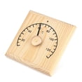thumbnail image 2 of , Wooden  0 To 140 Degrees Celsius  Temperature Measurement With Black Pointer Easy Reading Wall Mounted Temperature  For  Room Accessories, 2 of 8