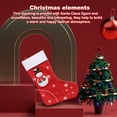 thumbnail image 4 of Advancent Medias de Navidad Santa Claus copo de nieve fiesta Festival Navidad calcetín colgante saco tela no tejida atmósfera niños regalo Type3 NO3, 4 of 6