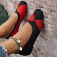 thumbnail image 3 of Women's Breathable Flat Shoes with Color Matching Square Toe, 3 of 7