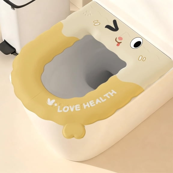 Ohmyroo EVA Waterproof Toilet Seat Cover Non-Slip For Home Bathroom