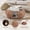 Brown, variant on Barara King Soft Plush Cat Tunnel Donut Bed, Indoor Peekaboo Cat Cave Hideway for Kittens Cats Rabbit Small Pet Play Furniture, Brown