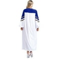 thumbnail image 3 of Aislor Robe d'Église pour Femmes à Manches Longues, Robe de Chœur Ample, Robe Maxi de Ministre, Robes de Prédicateur, Bleu G, 3 of 7