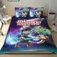 thumbnail image 1 of Miles del Mañana Conjunto de sábanas temático, trío de piezas, cómodo y amigable con la piel, diseño único, regalo de decoración para el hogar para familiares, amigos y fans, 90 cm * 190 cm, 1 of 6