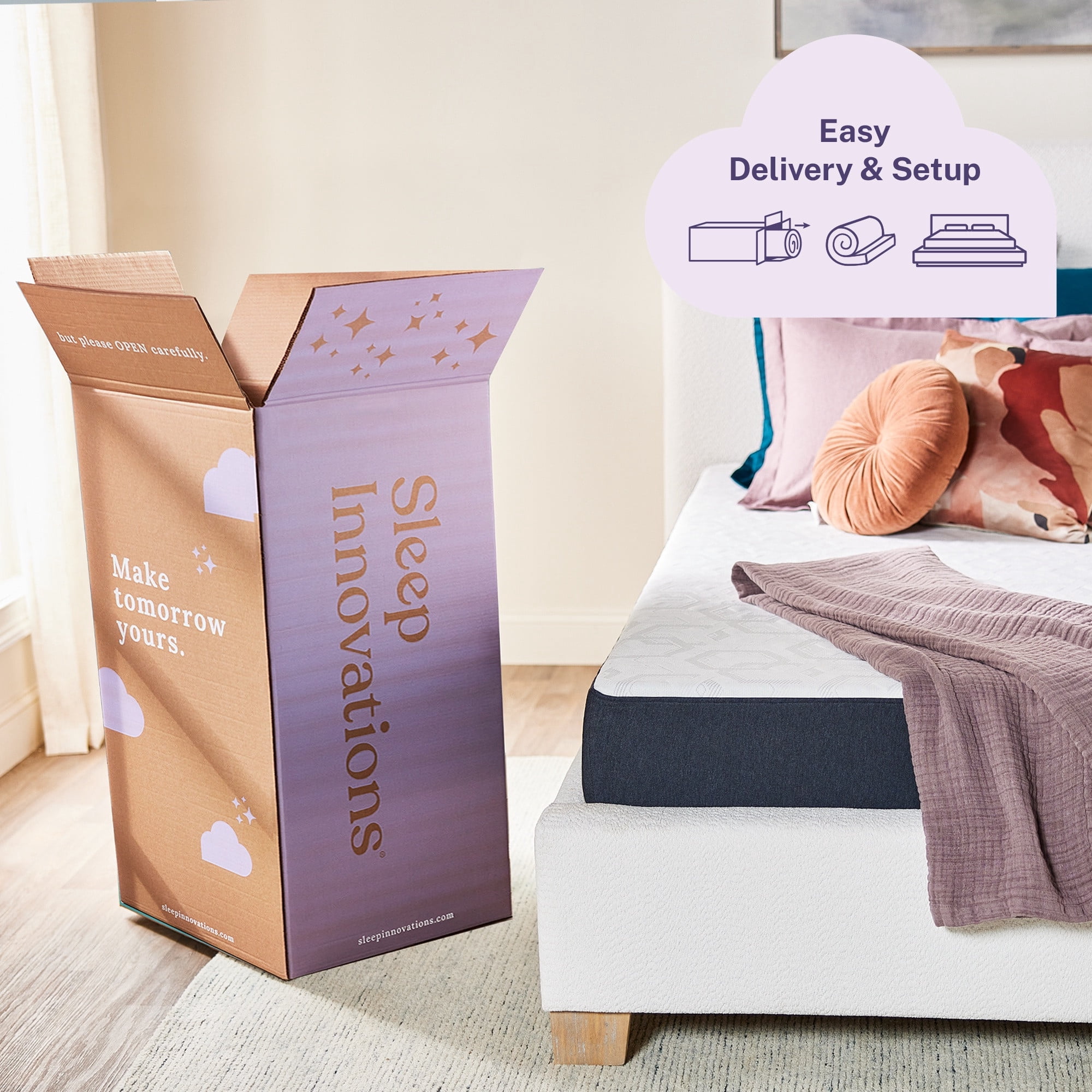Sleep Innovations 8 inch MIB, Queen