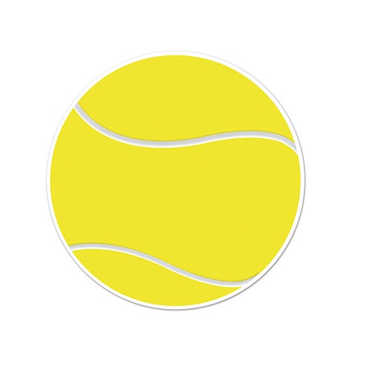 large tennis ball
