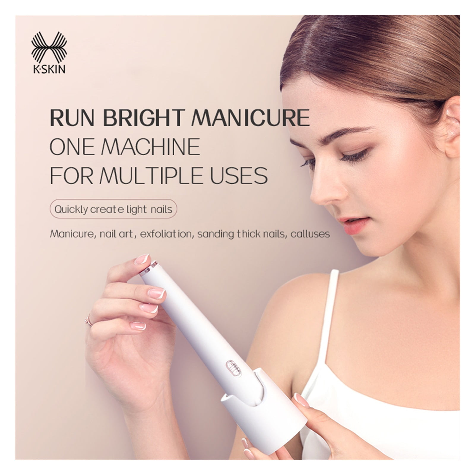 Professional Mini Electric Nail Drill Kit, Electric Nail Polisher, Nail File Manicure Pedicure Grinding Polishing Machine ,Low Noise