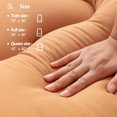 thumbnail image 3 of Futon Mattress Japanese Floor Mattress Thicken Futon Sleeping Pad for Guest,Lounger and Tavel,light brown,King Size, 3 of 7