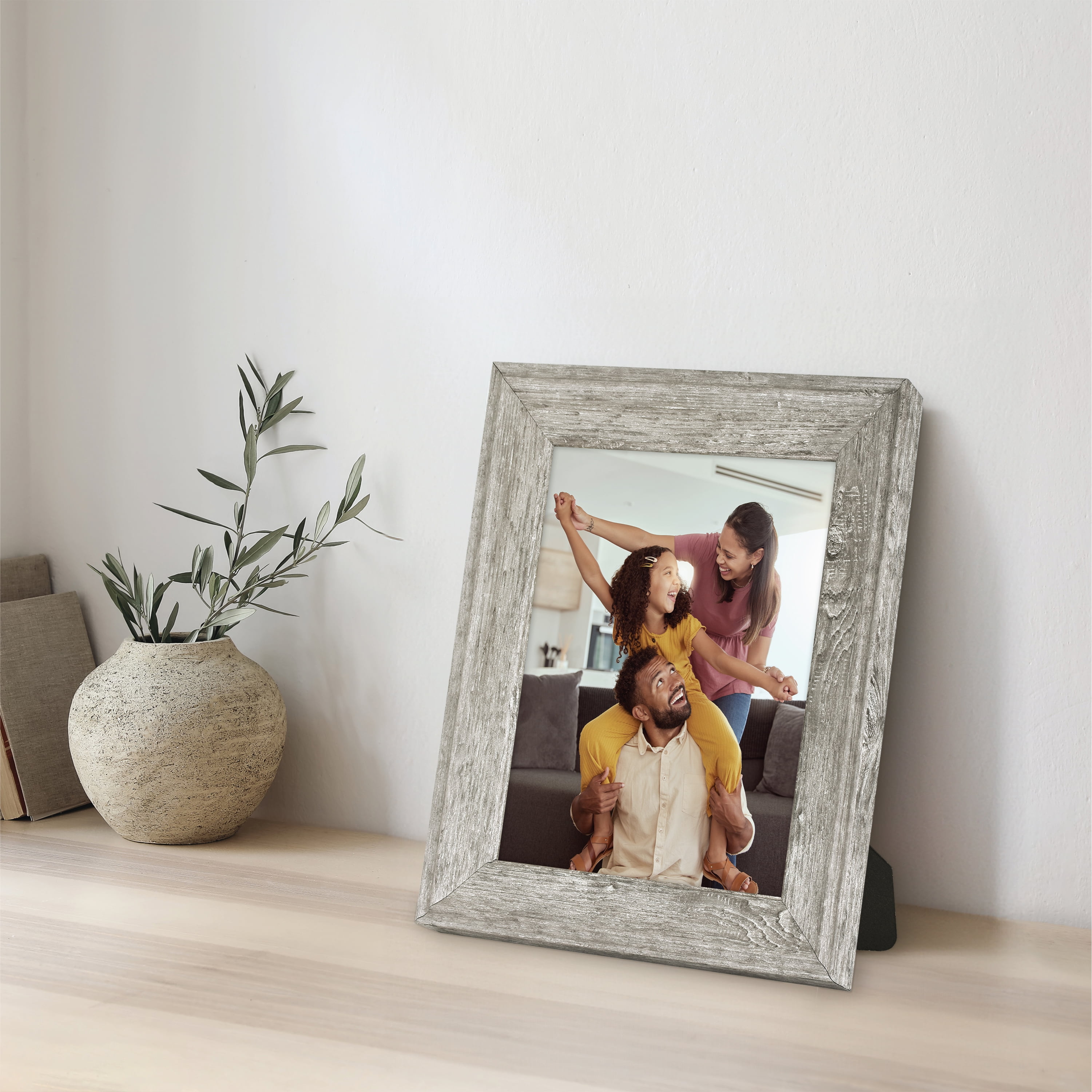 Mainstays – 8x10 Picture Frame – Rustic Gray Tabletop Photo Frame