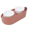 thumbnail image 4 of Cat And Dog Double Bowl, Removable Feeding Bowl Portable Anti Overturning Large Capacity  For Pet Red, 4 of 8